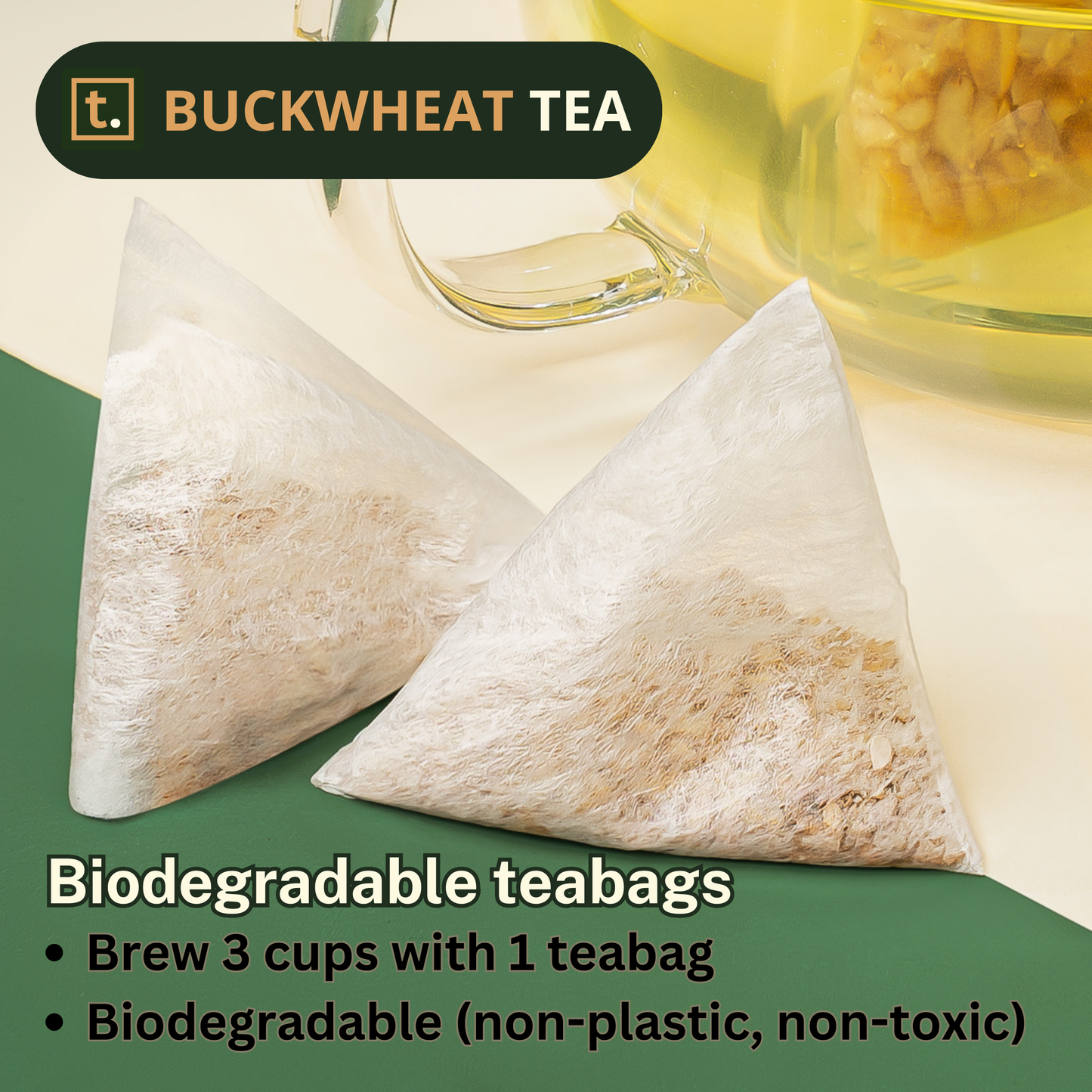 Buckwheat Tea Soba-cha Sample Teabag
