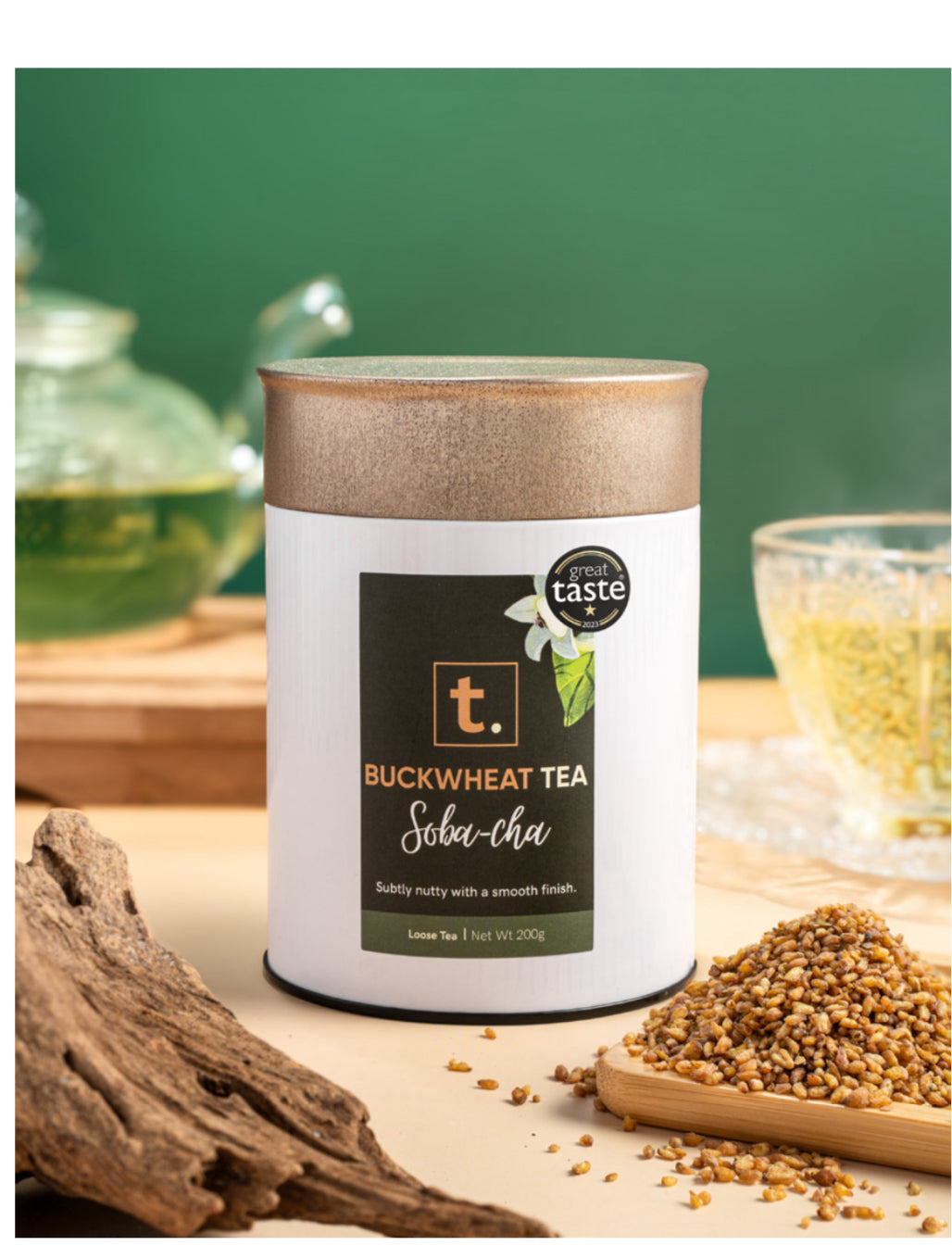 Insulated Tea Bottle & Buckwheat Tea Set