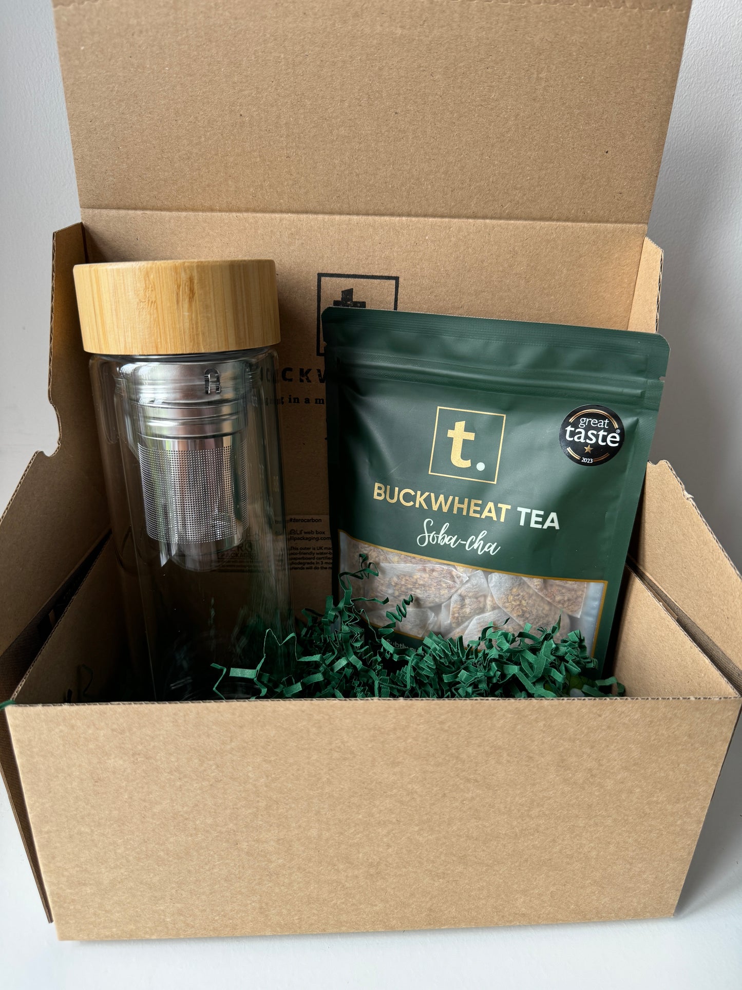 Insulated Tea Bottle & Buckwheat Tea Set