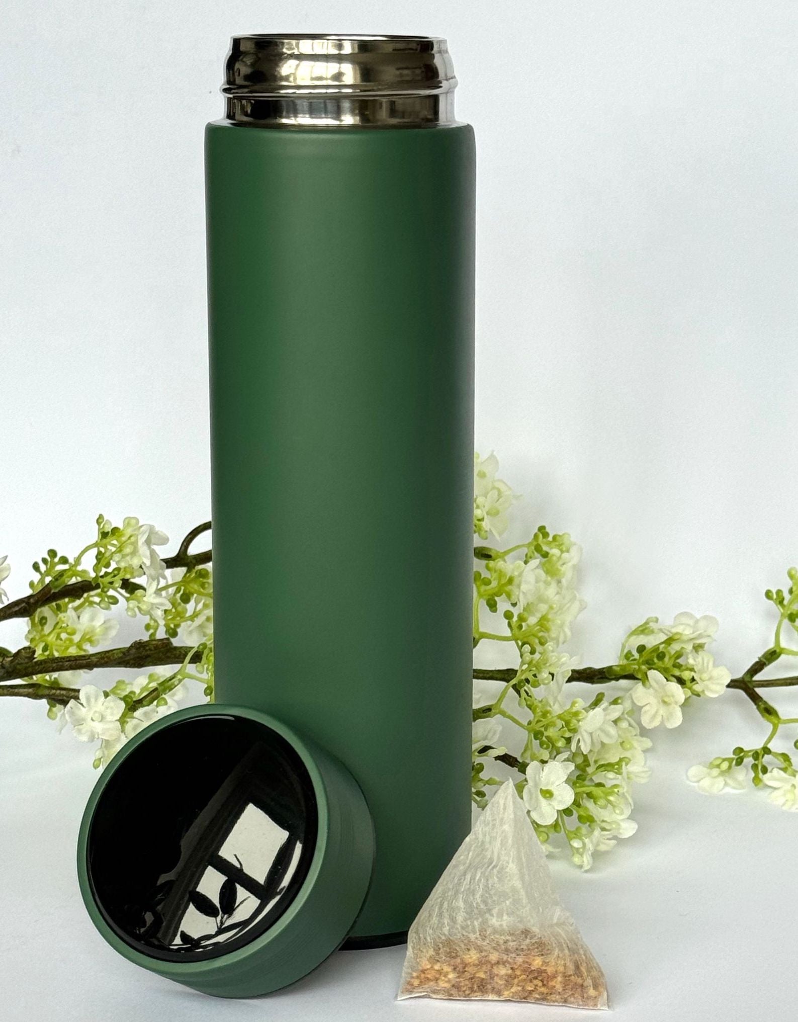 Green sales tea thermos