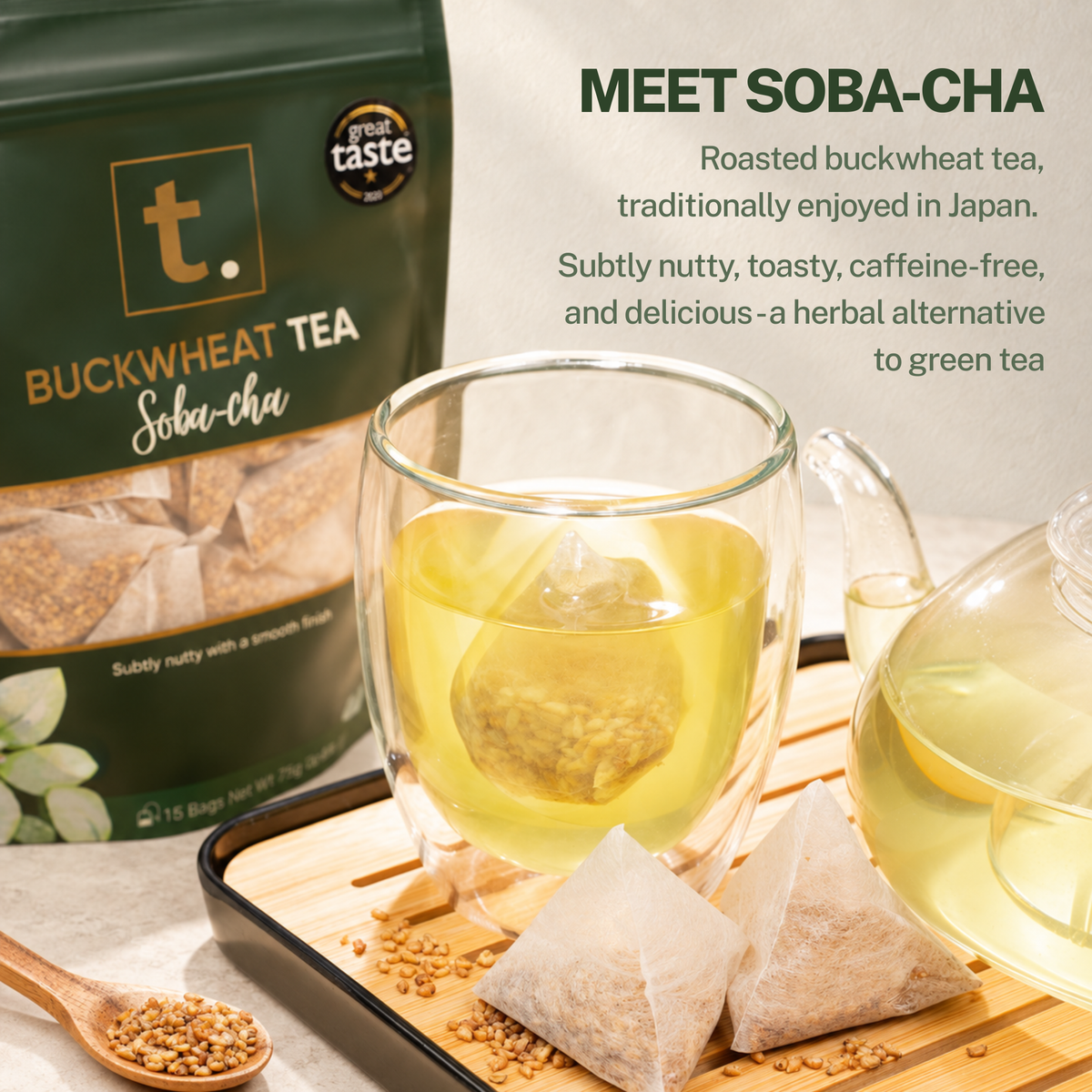 Buckwheat Tea (Soba-cha) Teabags