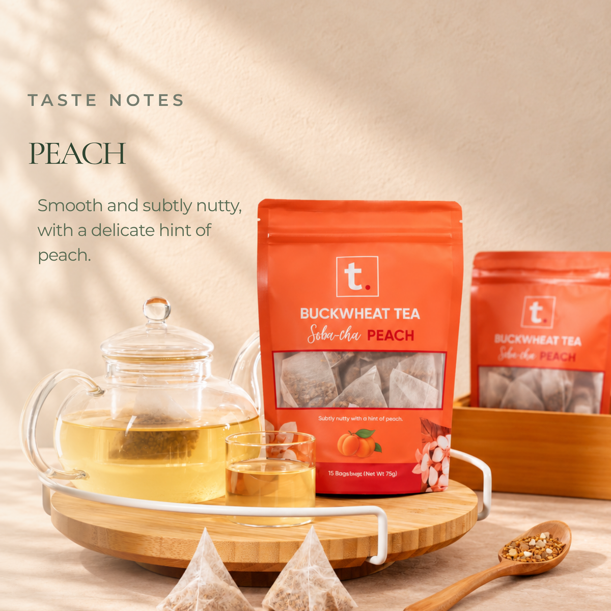 Buckwheat Tea (Soba-cha) - 15 Teabags