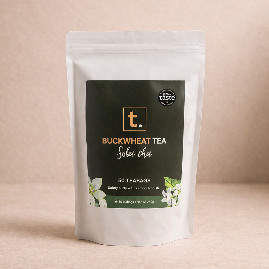 T. Buckwheat Tea (Soba-cha) - 15 Teabags (45 Servings)