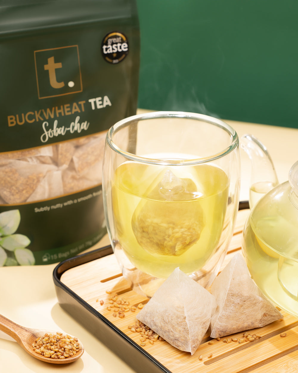 Buckwheat Tea by T. Caffeine free Soothing and Delicious T