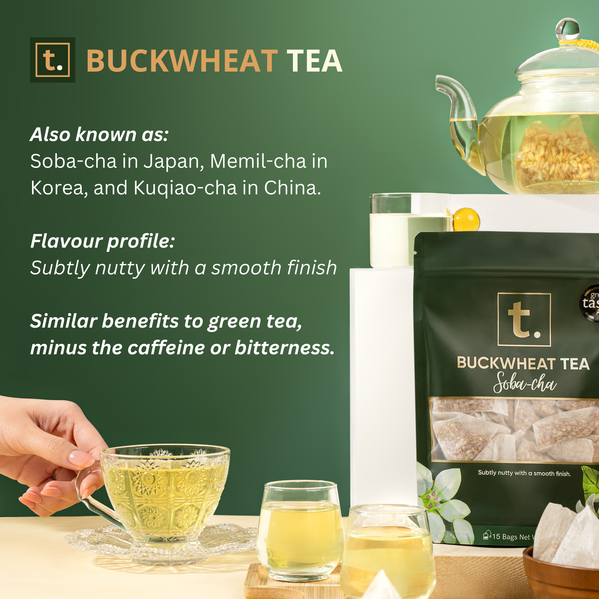 Buckwheat Tea Soba-cha Information