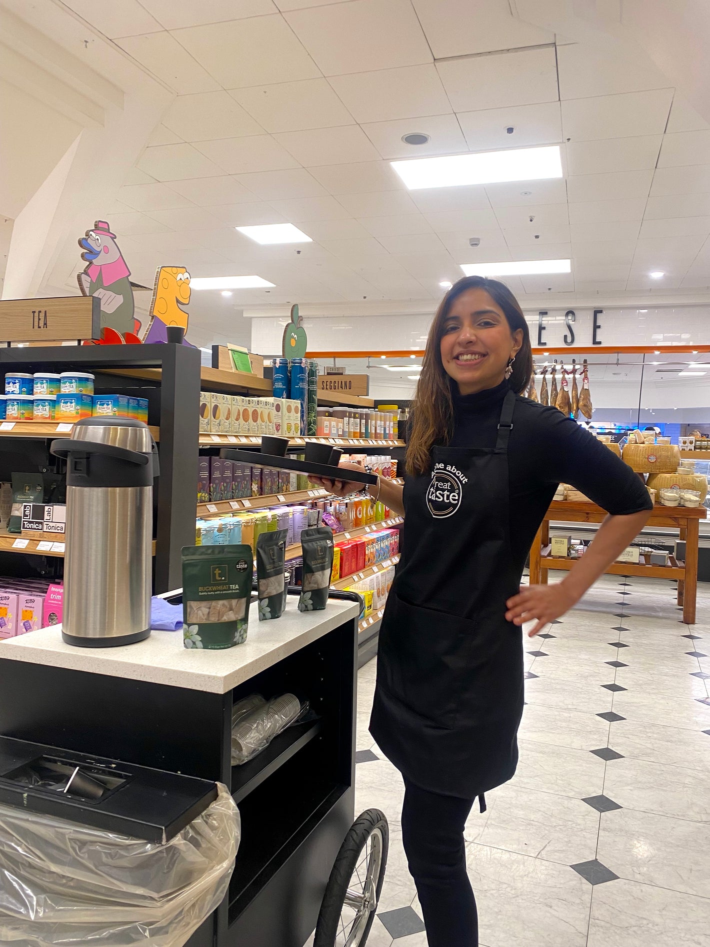 Lovina Uittenbroek T. Buckwheat Tea Selfridges Oxford Street London