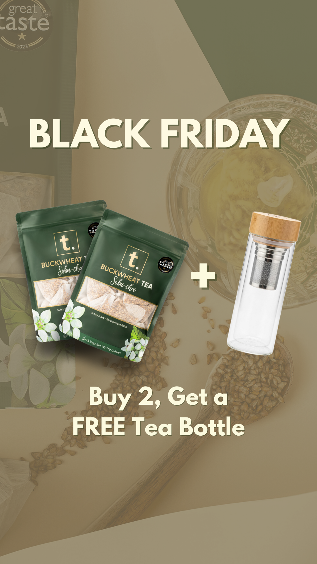 PEACH FRIDAY: Buy 2, Get a FREE Tea Bottle
