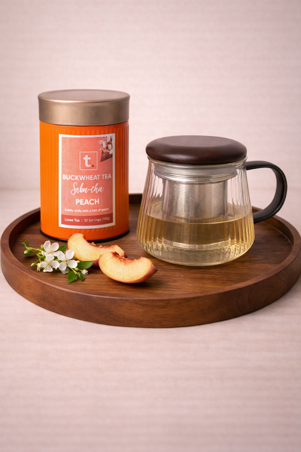 Loose Tea Glass Teacup Set