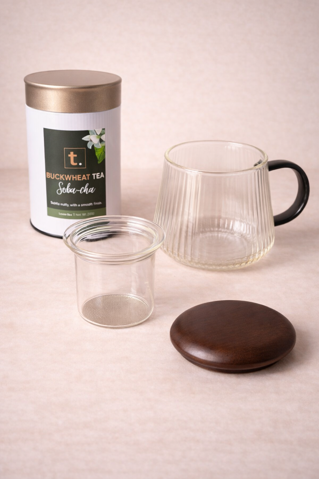 Loose Tea Glass Teacup Set