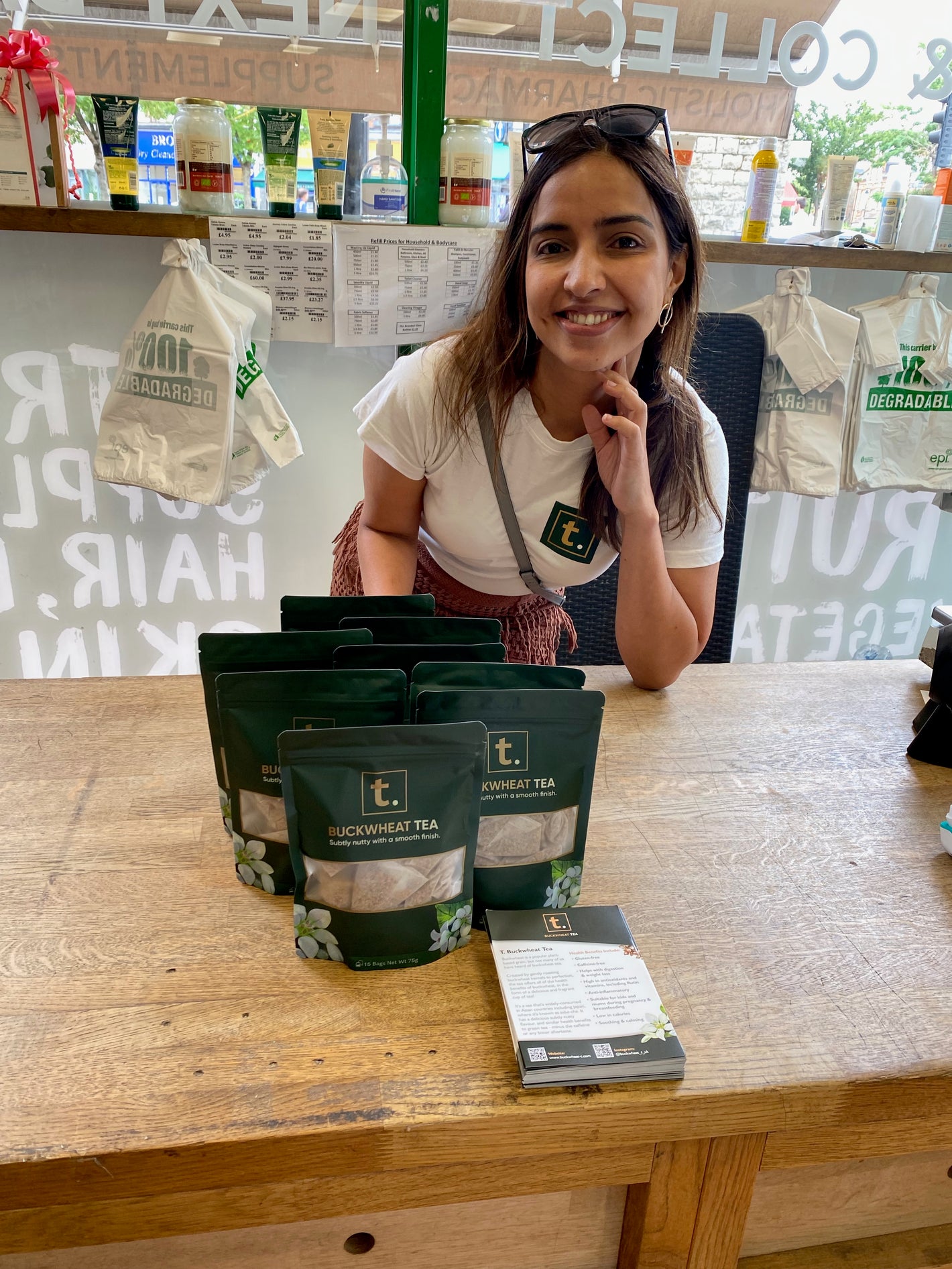 Lovina Uittenbroek T. Buckwheat Tea Haelan Centre Crouch End London