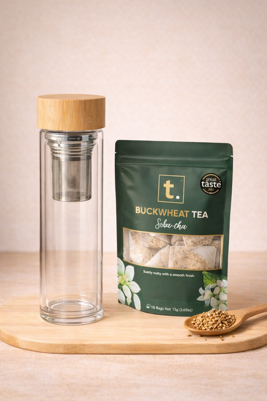 Buckwheat Tea & Tea Bottle Set