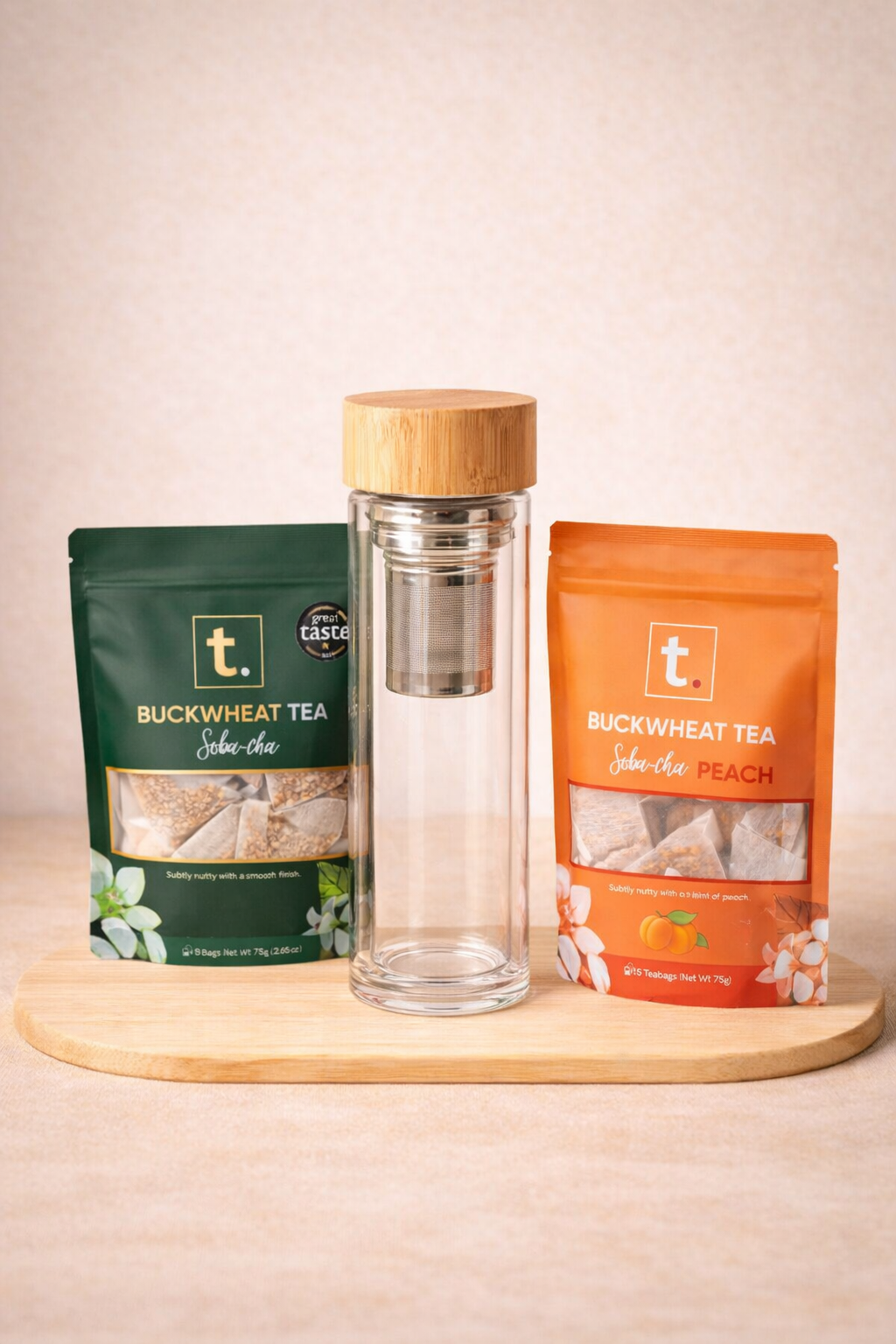 Buckwheat Tea & Tea Bottle Set