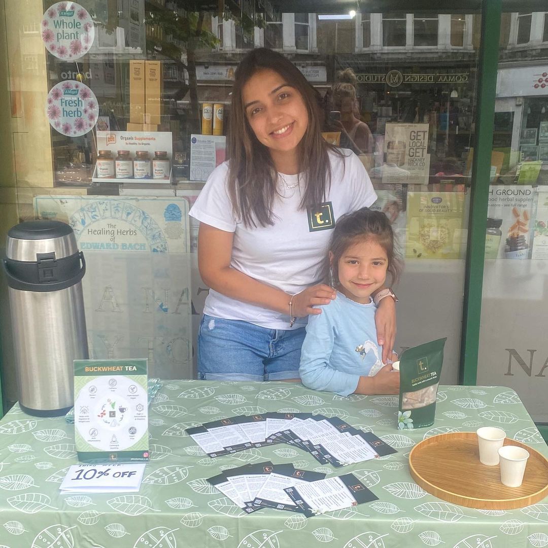 Lovina Uittenbroek T. Buckwheat Tea Peppercorns Health Store West Hampstead London