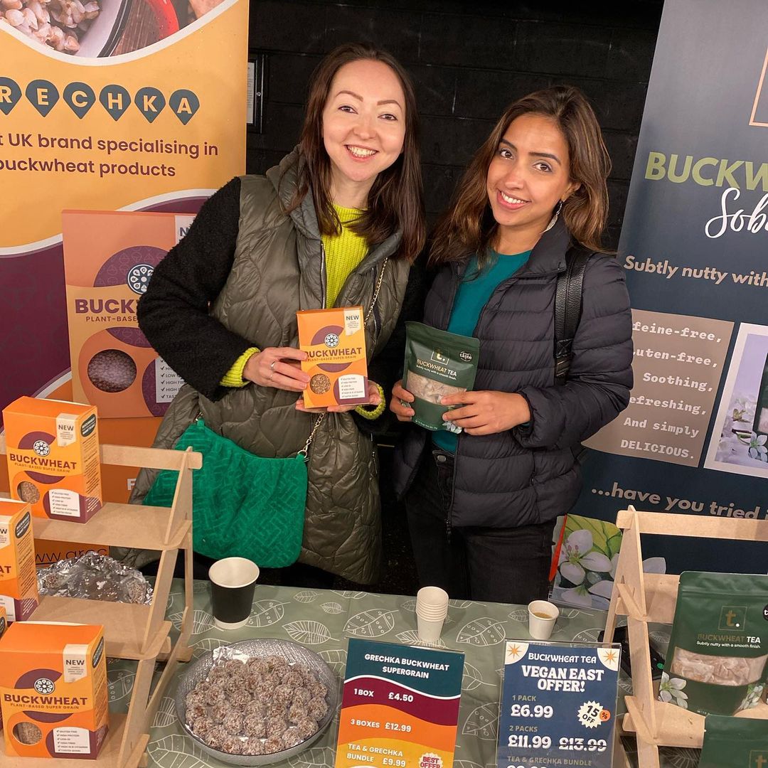 Lovina Uittenbroek T. Buckwheat Tea Vegan East Market Hackney London