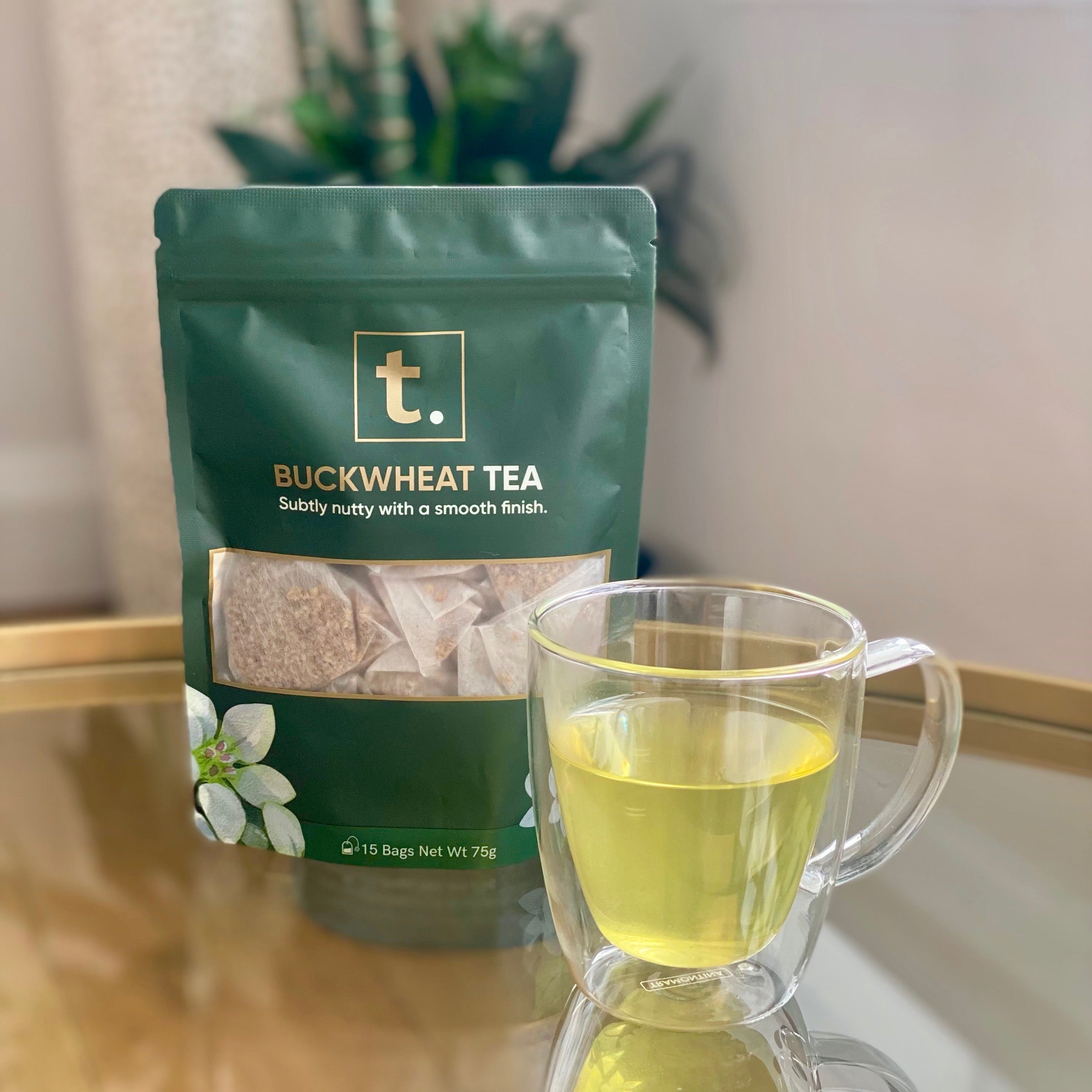 Buckwheat Tea by T. Caffeine free Soothing and Delicious T